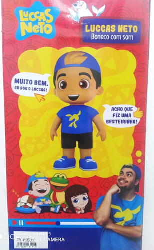 Boneco Lucas Neto Fala 14 Frases