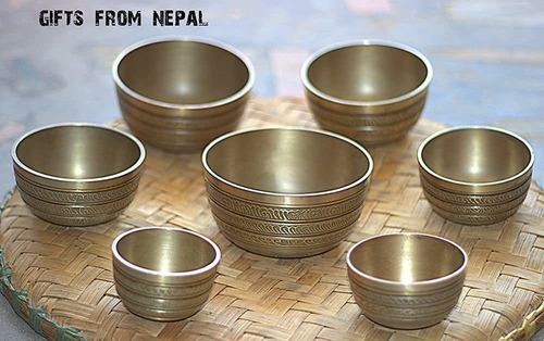 Juego De Cuencos Tibetanos Gifts From Nepal, 7 Unidades