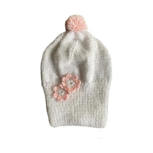 Gorro De Lana Para Bebes 6 A 24 Meses Blanco 