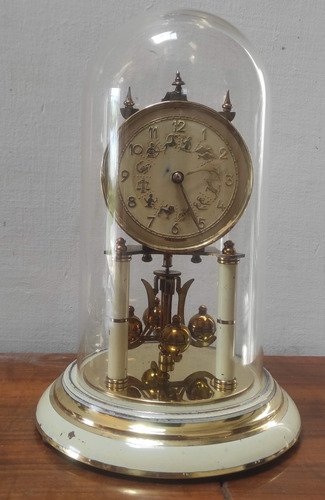 Antiguo Reloj De Torsión 400 Días Aniversario Kern Zodiacal