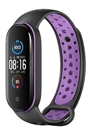 Imagen 2 de 4 de Malla Pulsera De Silicona Para Mi Band 5 Y 6