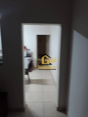 Casa Com 2 Dormitórios Para Alugar, 80 M² Por R$ 1.100/mês - Parque São Sebastião - Ribeirão Preto/sp - Ca0696