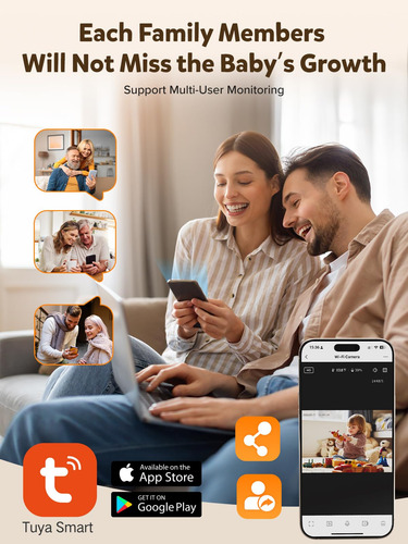 Ifamily Smart Video Baby Monitor Con App Y Cámara De Video,