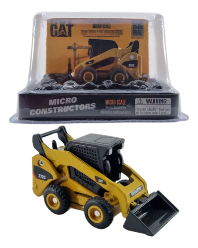 Micro Constructors Maquina Cat Micro 272c Minicargadora Amarillo