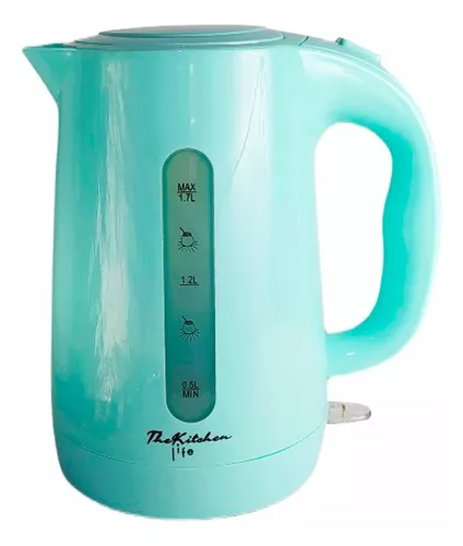 Pava Electrica The Kitchen Life Pampa 1.7 L Color Celeste