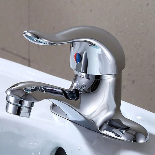 Grifo Monomando Llave 4 De Abs Para Lavabo,con Pipa De Agua
