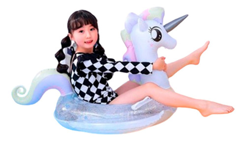 Unicornio Inflable Flotador Infantil 70cm