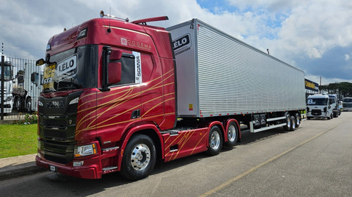 Scania R450 6x2 Highline Ano 22 Aut + Baú Nostra 30 Plt 2025