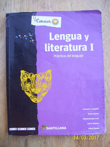 Lengua Y Literatura 1 Practicas Del Lenguaje, Santillana