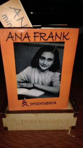 Libro En Miniatura Biografia Ana Frank + Posalibro