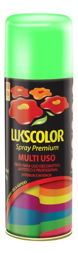 Tinta Spray Lukscolor Verde Lima Brilhante 400ml