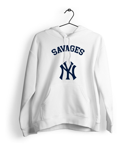 Sudadera Con Gorro New York Yankees Beisbol Bronx Savages