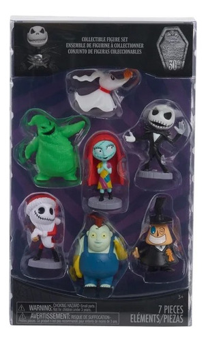 Extraño Mundo De Jack - Set 7 Figuras Personajes