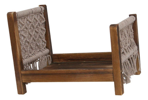 . Accesorios De Sesión De Fotos De Bebé De Madera