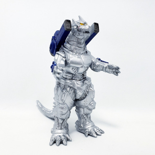 Mecha Godzilla Kiryu Mini Sofubi Vinilo Bandai Box Japon