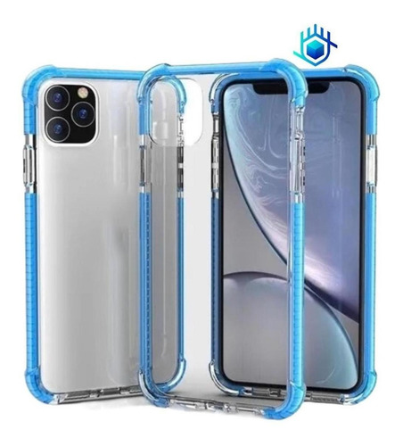 Imagen 1 de 6 de Funda Gruesa Para iPhone Rigido Uso Rudo Protector Acrigel