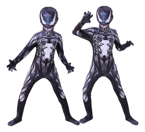 Traje Spiderman Venom Adulto Niño Cosplay Disfraz