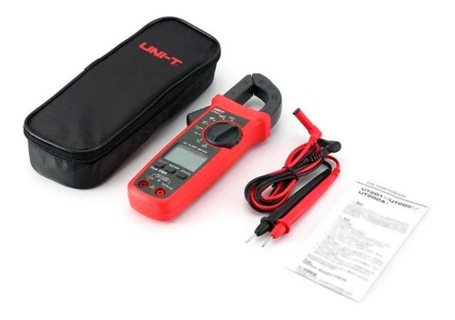 Pinza Amperométrica Digital Unit Ut201+ True Rms Con Funda