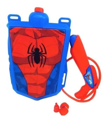 Mochila De Agua Con Pistola Spiderman 8547