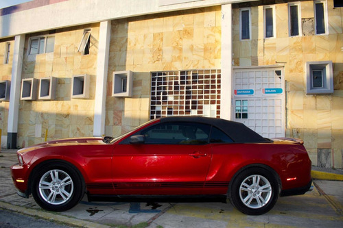 Imagen 2 de 15 de Ford Mustang 2012 Convertible Tela Sport Beige 6 Cil