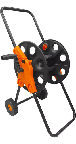 Kit Carro Con Manguera Riego Mallada 20mt 1/2 2124 Aquaflex Color Verde Oscuro