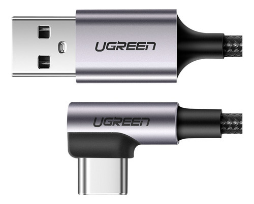 Cable de datos Ugreen Us284 Us284 USB 2.0 P USB tipo C en ángulo de 3 m