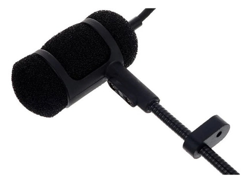 Microfone Audio Technica Pro35 Clip Sax Percussão C/ Nota Cor Preto