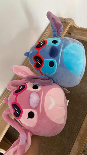 Set 2 Peluches Disney Original Angel Stitch