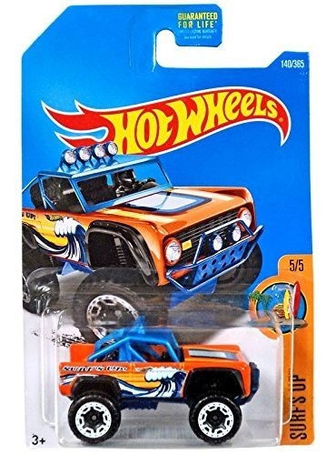 Ruedas Calientes Surf Up 5/5, Naranja Custom Ford Bronco 140