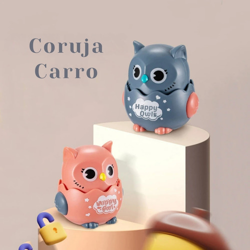 Brinquedo Corujinha Fricção Anda Apertando A Cabeça