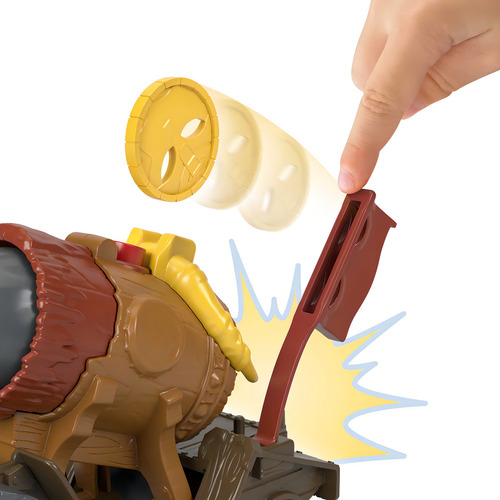 Veículo de brinquedo Imaginext Adventure World Gorilla Cannon, colorido, multicolorido