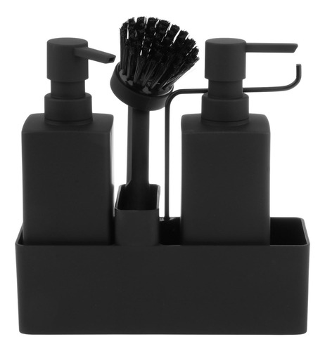 Juego De Dispensador De Jabón De Cocina, Cuadrado