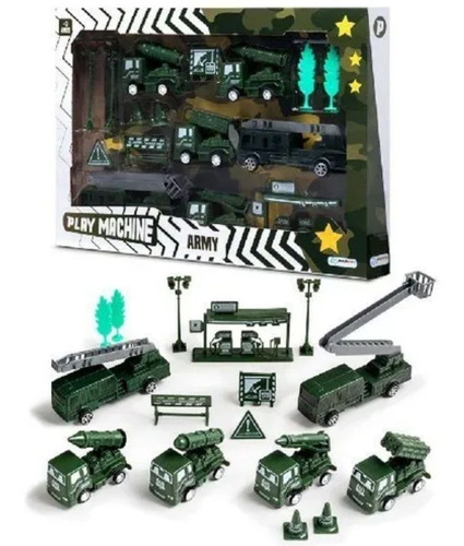 Play Machine Multikids Exercito Forças Armadas Verde Br973