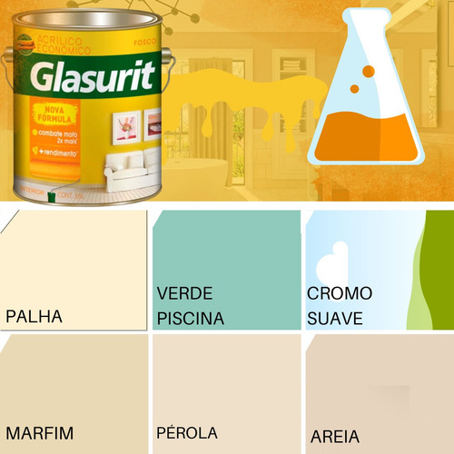 Tinta 18l Glasurit Anti - Mofo Fosco P/ Parede + Proteção