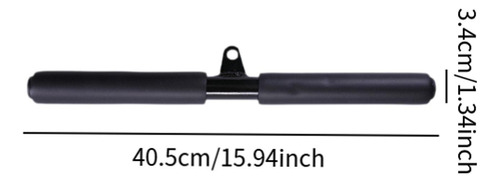 Barra T Antiderrapante Para Puxar Lat Pull Down, Acessórios