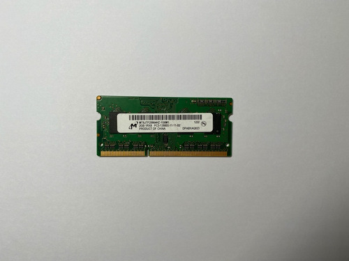 Memoria Ddr3 Micron 2gb 1rx8 Pc3-12800s 1600mhz P/ Laptop 