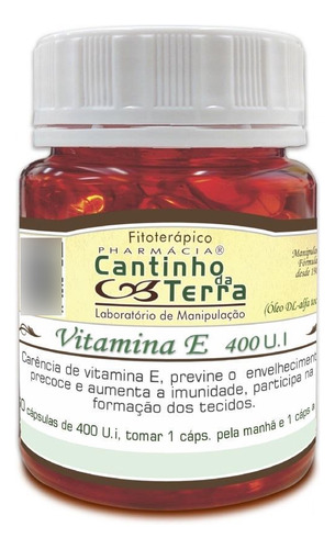 Cápsula Vitamina E 400ui 60caps