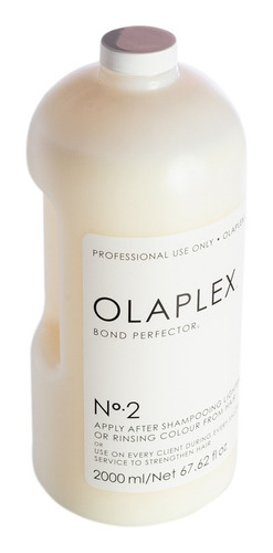 Olaplex Bond Perfector Tratamiento Fortalecedor 2000 Ml ratamiento capilar perfecciona los enlaces del cabello y se considera un paso insustituible en el ritual del cuidado capilar profesionalmente.
