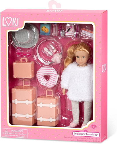 Imagen 2 de 4 de Muñeca Coleccionable Lori Leighton Y Accesorios De Viaje