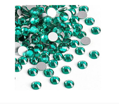 1440 Piezas Cristales Piedra Decoración De Uñas Color Verde Oscuro