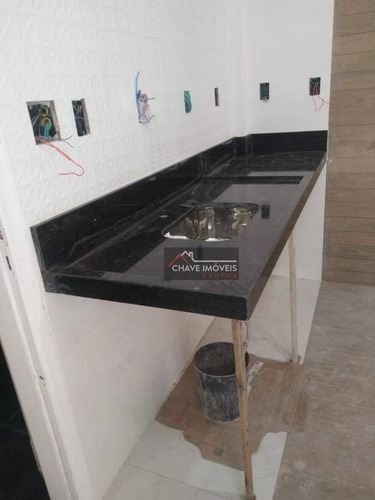 Imagem 12 de 12 de Flat Com 1 Dormitório À Venda, 43 M² Por R$ 190.000,00 - Itararé - São Vicente/sp - Fl0010