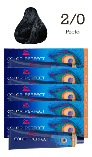 5 Unidades Coloração Color Perfect Wella | Escolha A Cor