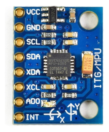 Acelerometro Y Giroscopio Mpu6050 6-dof Imu Gy-521 - Arduino