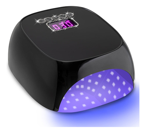 Bete - Lámpara De Uñas Led Uv Inalámbrica, 78 W, Recarga. Color Negro