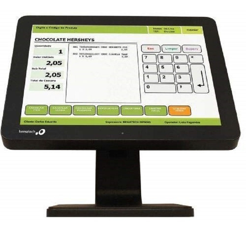 Monitor Bematech Lcd Logic Controls Le1015-j 15 1024×768 Xg