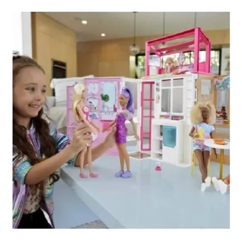 BARBIE ESTATE CASA GLAM COM BONECA MATTEL