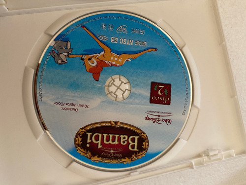 Dvd Bambi Walt Disney Los Clasicos Edicion Coleccion 2 Disc (Usado)