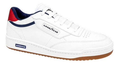 Tenis Caballero Casual Goodyear Bh00 Color Blanco