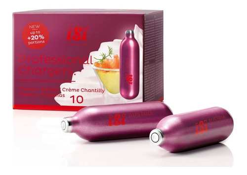 Imagen 1 de 8 de 50 Capsulas N20 Para Cremeras Marca Isi ¡¡¡envío Gratis!!!