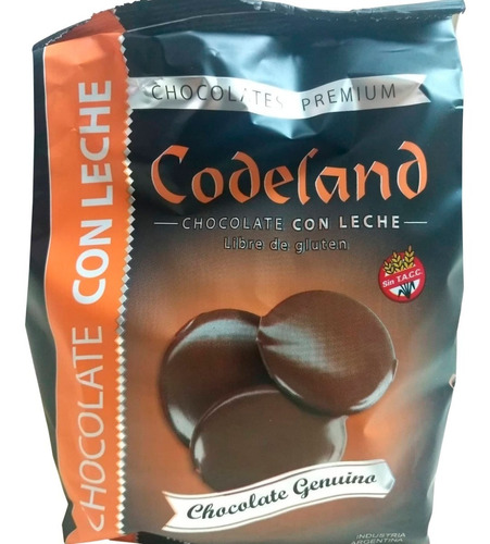 Chocolate Cobertura Codeland Libre De Gluten Por 1 Kilo
